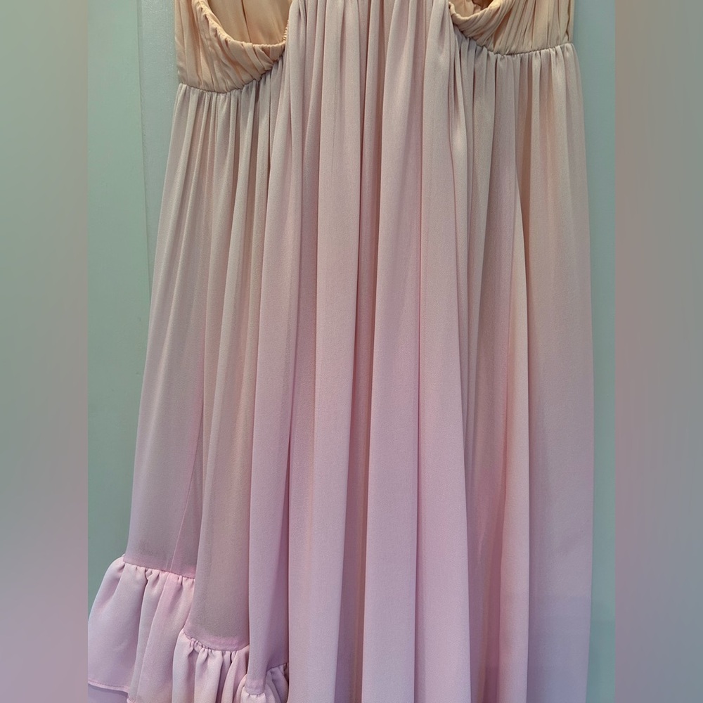 BHLDN Anthropologie V Neck Ombré Maxi Dress - worn once - Picture 10 of 12